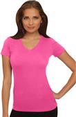 Next Level Pink Women's The Sporty V-Neck T-Shirts