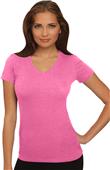 Next Level Pink Women's The Sporty V-Neck T-Shirts