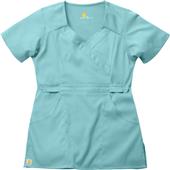 Carhartt Women's Two-Pocket Mock-Wrap Scrub Top
