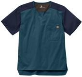 Carhartt Men's Color Block Scrub Utility Top Carhartt Men's Color Block Scrub Utility Top