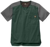 Carhartt Men's Color Block Scrub Utility Top Carhartt Men's Color Block Scrub Utility Top
