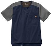Carhartt Men's Color Block Scrub Utility Top Carhartt Men's Color Block Scrub Utility Top