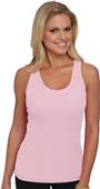 Next Level Pink Women's The 2x1 Tank Tops