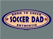 Closeout-Authentic Soccer Dad tshirt AS & AM