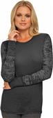 Next Level Women's Burnout Combo Long Sleeve Shirt