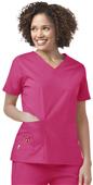 Mary Engelbreit Women's Basic V-Neck Scrub Top