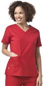 Mary Engelbreit Women's Basic V-Neck Scrub Top