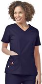 Mary Engelbreit Women's Basic V-Neck Scrub Top