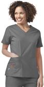 Mary Engelbreit Women's Basic V-Neck Scrub Top