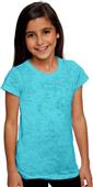 Next Level Girl's The Princess Burnout Tee Shirts
