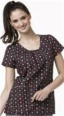 WonderWink Gemma Tossed Pocket Scrub Top