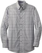 Port Authority Adult Crosshatch Plaid Shirts