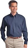 Port Authority Adult Long Sleeve Poplin Shirts