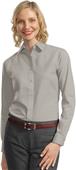 Port Authority Ladies Long Sleeve Poplin Shirts