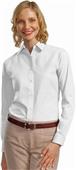 Port Authority Ladies Long Sleeve Poplin Shirts