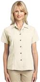 Port Authority Ladies Short Sleeve Patterned Shirt