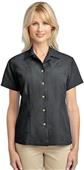 Port Authority Ladies Short Sleeve Patterned Shirt