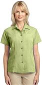 Port Authority Ladies Short Sleeve Patterned Shirt