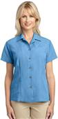 Port Authority Ladies Short Sleeve Patterned Shirt
