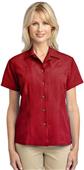 Port Authority Ladies Short Sleeve Patterned Shirt