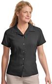 Port Authority Ladies Silk Blend Camp Shirts