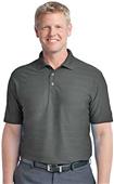 Port Authority Adult Horizonal Texture Polo Shirts
