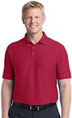 Port Authority Adult Horizonal Texture Polo Shirts