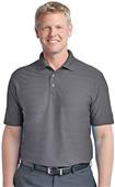 Port Authority Adult Horizonal Texture Polo Shirts