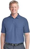 Port Authority Adult Horizonal Texture Polo Shirts