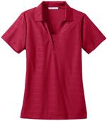 Port Authority Ladies Horizontal Texture Polos
