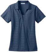 Port Authority Ladies Horizontal Texture Polos