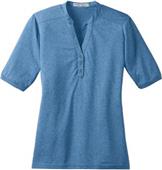 Port Authority Ladies Performance Cross Dye Henley