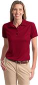 Port Authority Ladies Poly-Bamboo Jacquard Polo