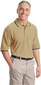 Port Authority Adult Cool Mesh Polo w/Tipping Trim