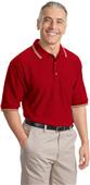 Port Authority Adult Cool Mesh Polo w/Tipping Trim