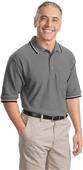 Port Authority Adult Cool Mesh Polo w/Tipping Trim
