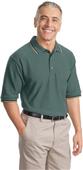 Port Authority Adult Cool Mesh Polo w/Tipping Trim