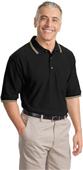 Port Authority Adult Cool Mesh Polo w/Tipping Trim