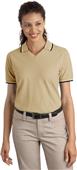 Port Authority Ladies Cool Mesh Tipping Trim Polo