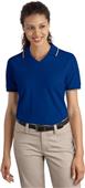 Port Authority Ladies Cool Mesh Tipping Trim Polo