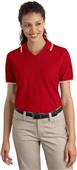 Port Authority Ladies Cool Mesh Tipping Trim Polo