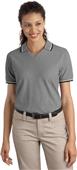 Port Authority Ladies Cool Mesh Tipping Trim Polo