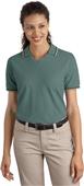 Port Authority Ladies Cool Mesh Tipping Trim Polo