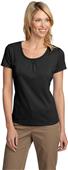 Port Authority Ladies Interlock Scoop Neck Shirt