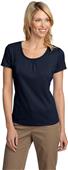 Port Authority Ladies Interlock Scoop Neck Shirt