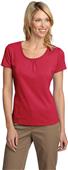 Port Authority Ladies Interlock Scoop Neck Shirt