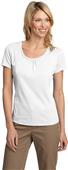 Port Authority Ladies Interlock Scoop Neck Shirt