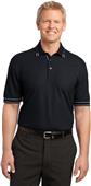 Port Authority Adult Silk Touch Tipped Polos