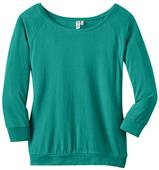 District Made Ladies Modal Blend 3/4-Sleeve Raglan