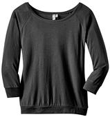 District Made Ladies Modal Blend 3/4-Sleeve Raglan